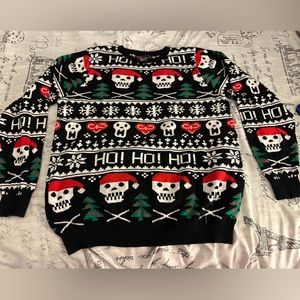 Goth Ugly Christmas sweater, XXL, EUC
